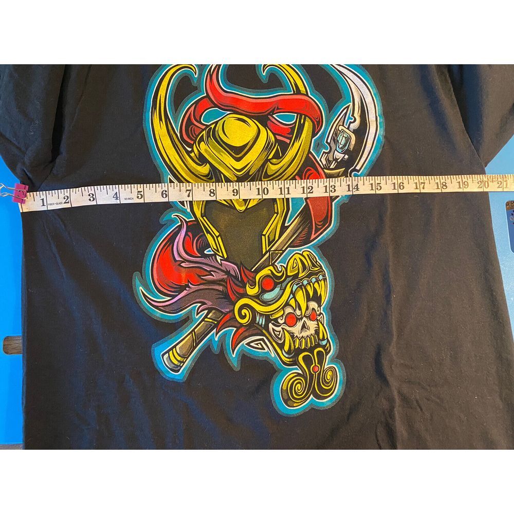 Marvel Men Graphic Print Deadpool X Loki Black T shirt Size L Large Short Sleeve - Picture 8 of 8